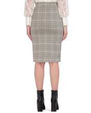 OL423003 - Knit Pencil Skirt with Front Vent - Ookie & Lala