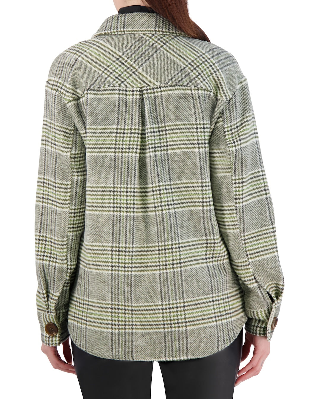 Unlined Vegan Cashmere Plaid Shacket