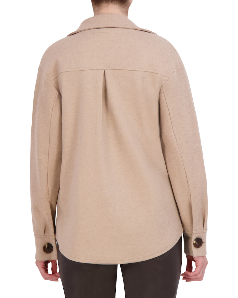 OL622035 - Faux Wool Shacket - Ookie & Lala
