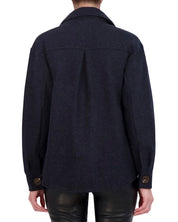Unlined Vegan Cashmere Shacket