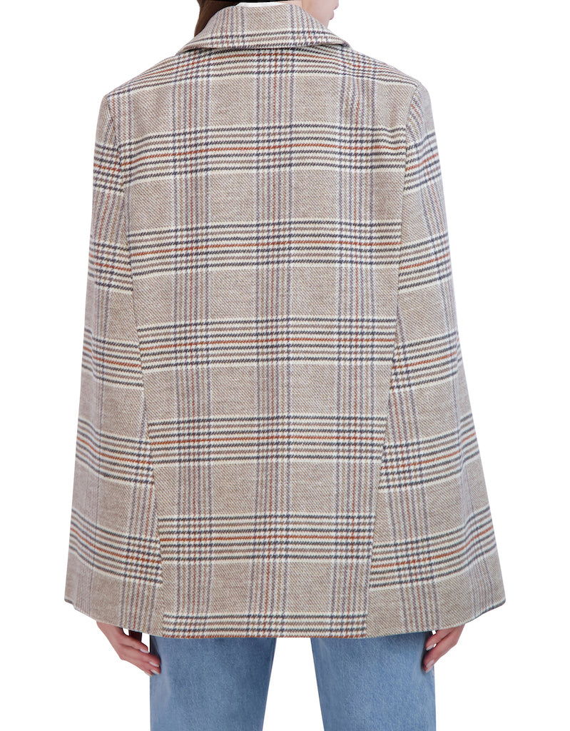 OL723023 - Faux Wool Cape Jacket - Ookie & Lala