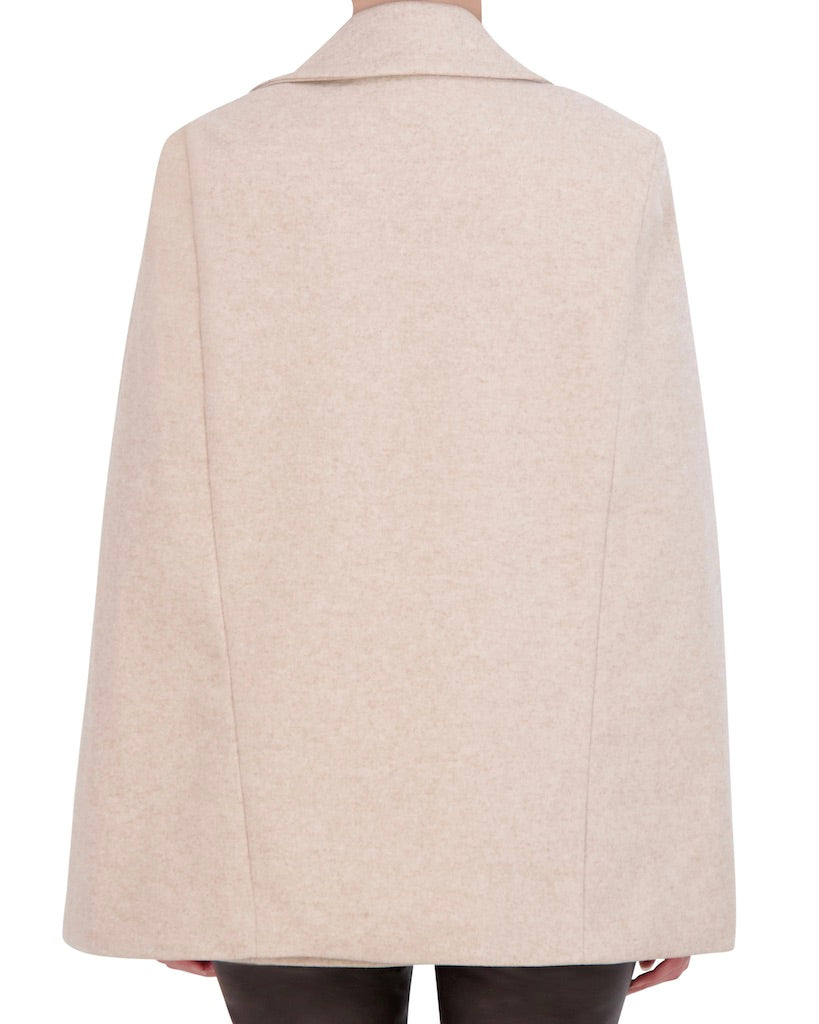 Vegan Cashmere Cape Jacket