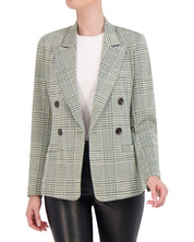 OL723029 - Unlined Double Breasted Knit Blazer - Ookie & Lala