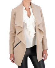 Vegan Cashmere Drape Jacket