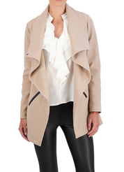 Vegan Cashmere Drape Jacket