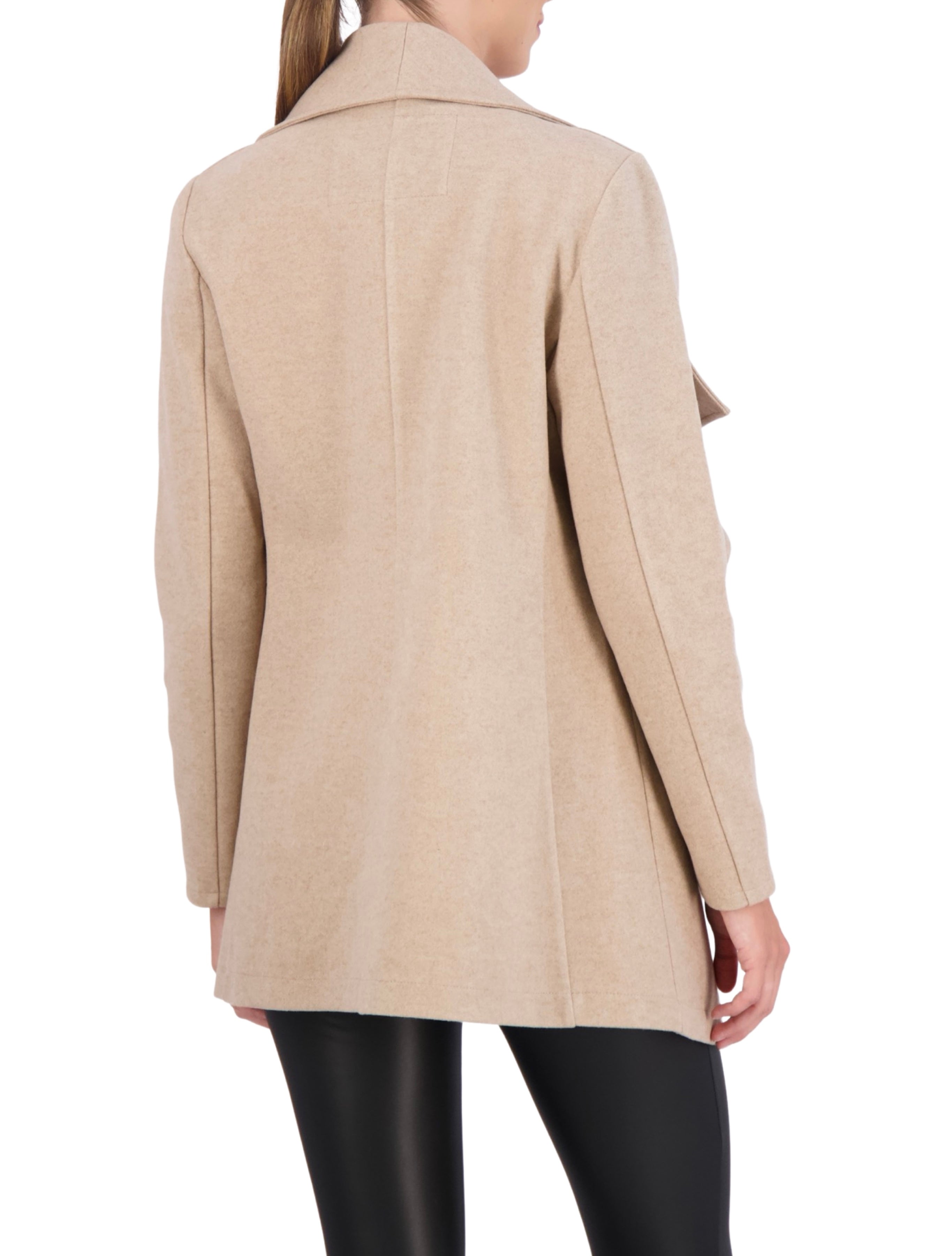 Vegan Cashmere Drape Jacket