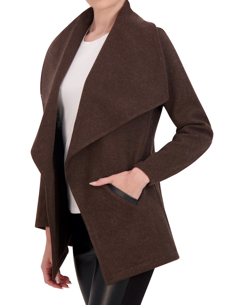 OL723032 - Vegan Cashmere Drape Jacket - Ookie & Lala