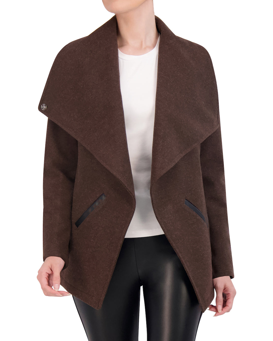 Vegan Cashmere Drape Jacket