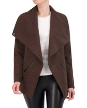 Vegan Cashmere Drape Jacket