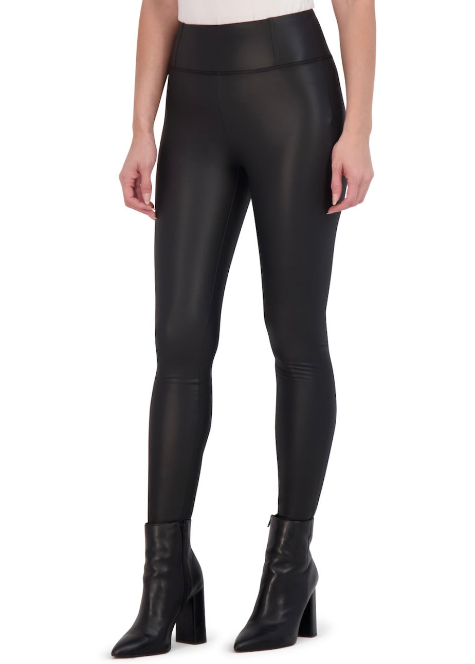 High Waisted Vegan Leather Legging