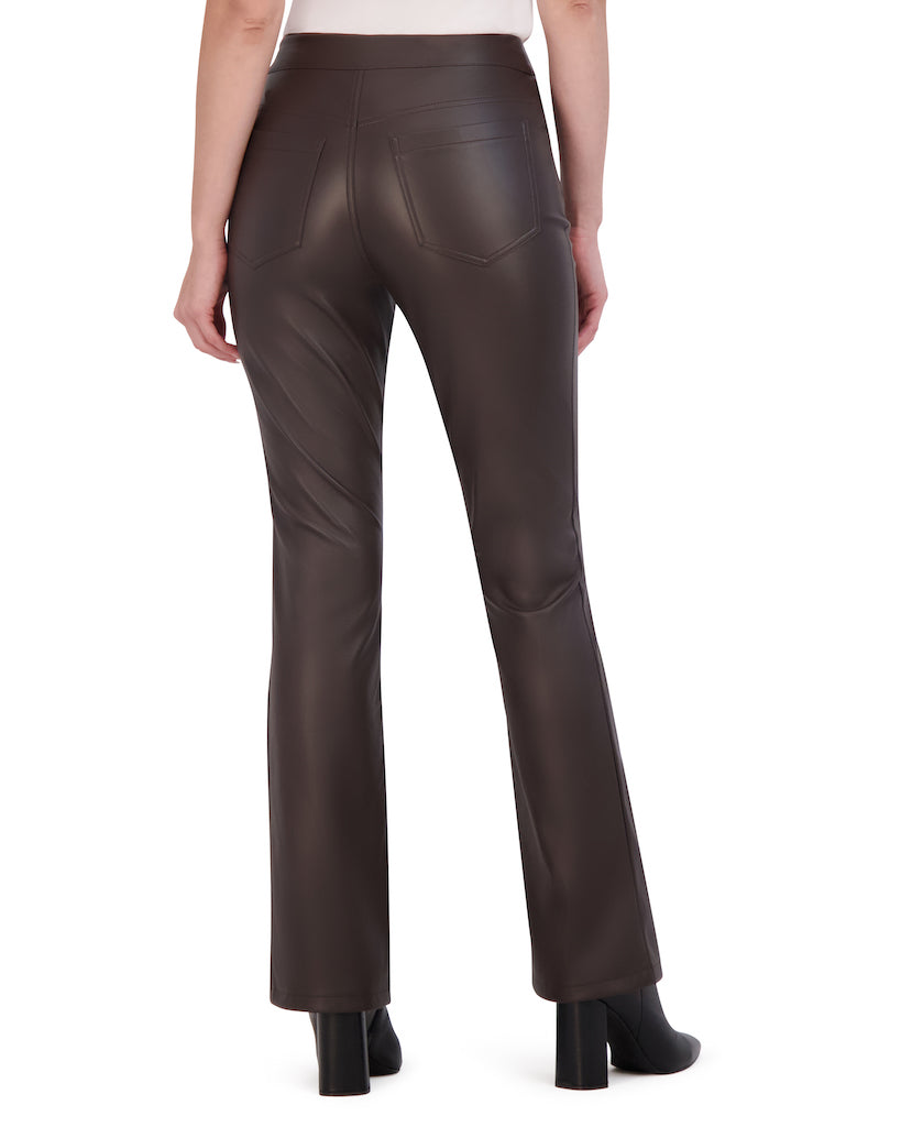 OL923013 - Butter Vegan Leather Mini Boot Cut Pant - Ookie & Lala