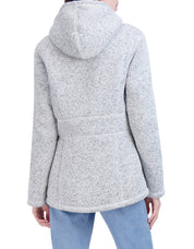 OLC21003 - Hooded Zip Front Jacket with Toggle Closure - Ookie & Lala