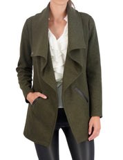 Vegan Cashmere Drape Jacket