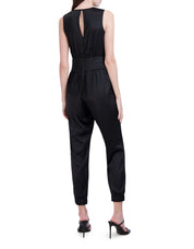 OL221033S - Sleeveless Satin Jumpsuit - Ookie & Lala