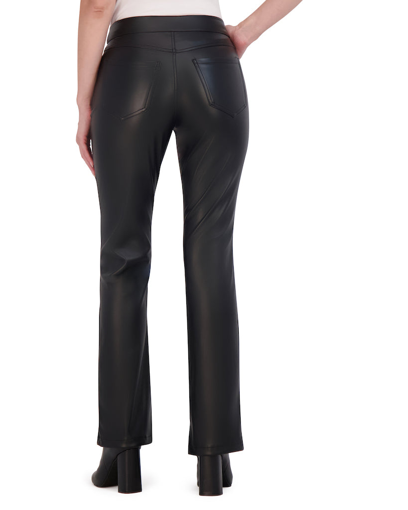 OL923013 - Butter Vegan Leather Mini Boot Cut Pant - Ookie & Lala