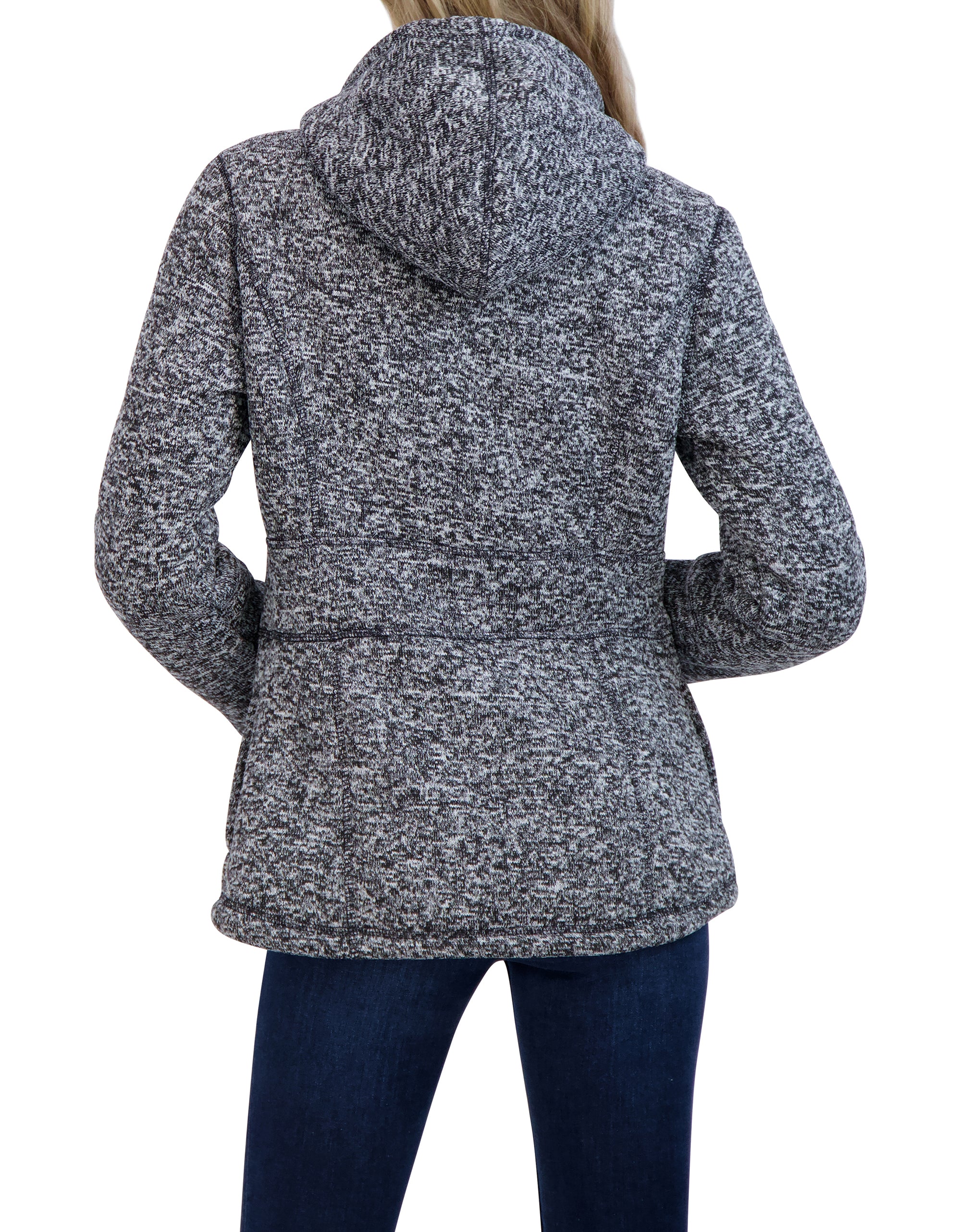 OLC21003 - Hooded Zip Front Jacket with Toggle Closure - Ookie & Lala