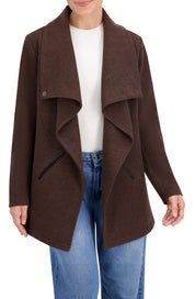 Vegan Cashmere Drape Jacket