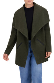 Vegan Cashmere Drape Jacket