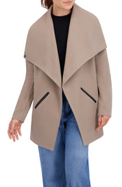 Vegan Cashmere Drape Jacket