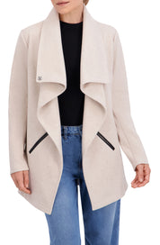 Vegan Cashmere Drape Jacket
