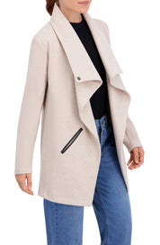 Vegan Cashmere Drape Jacket