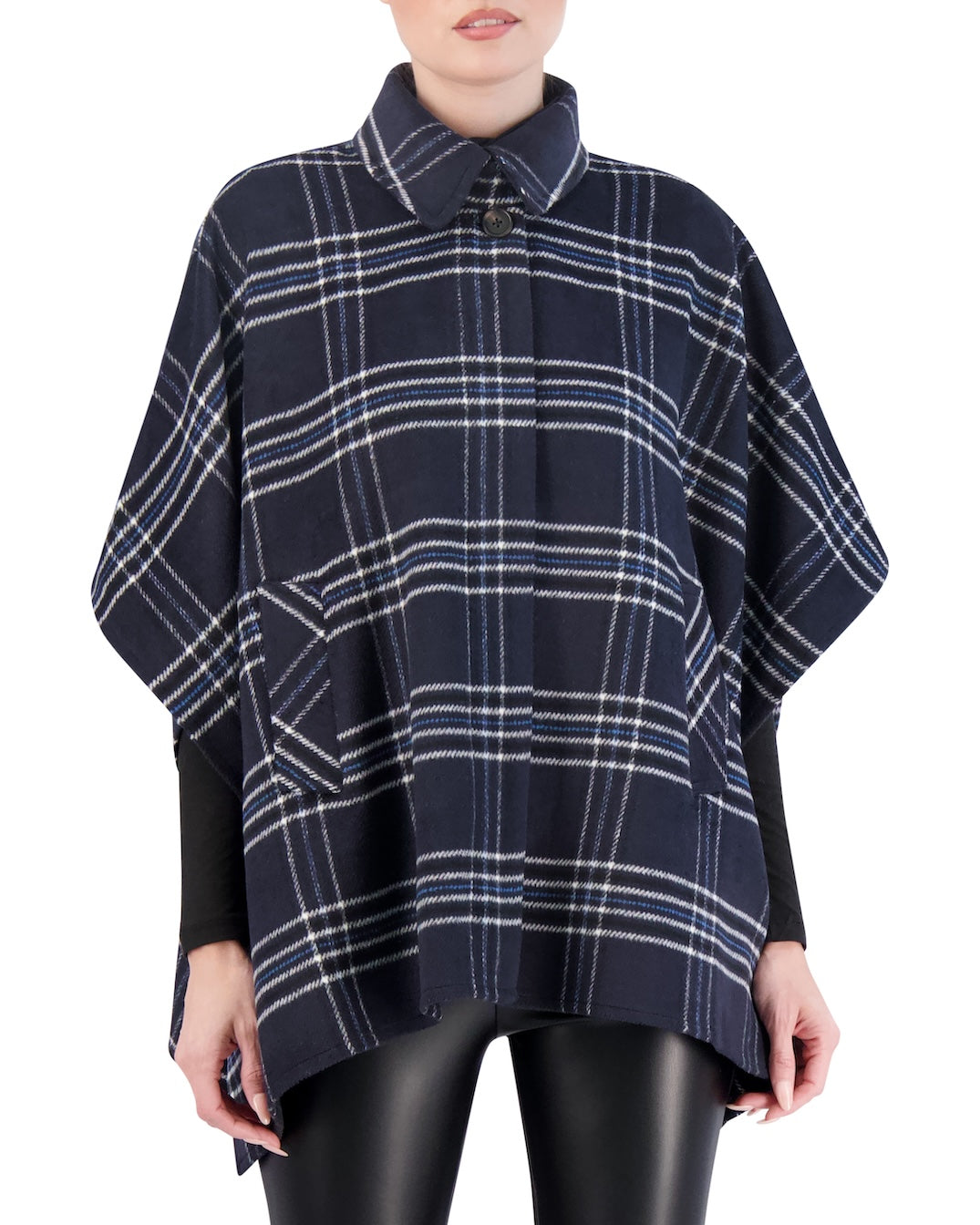 Vegan Cashmere Plaid Cape – Ookie & Lala