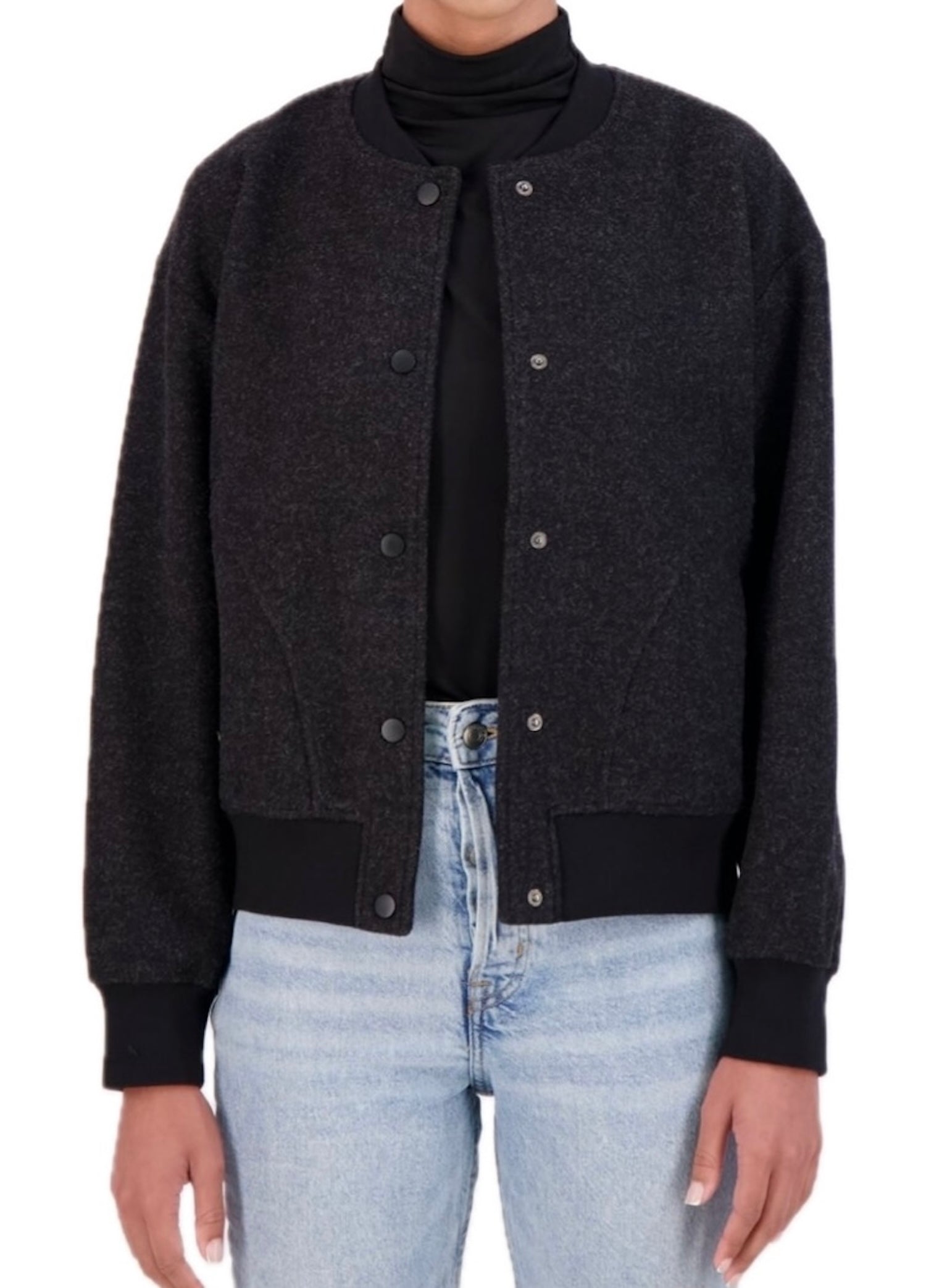 Vegan Cashmere bomber jacket