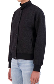 Vegan Cashmere bomber jacket