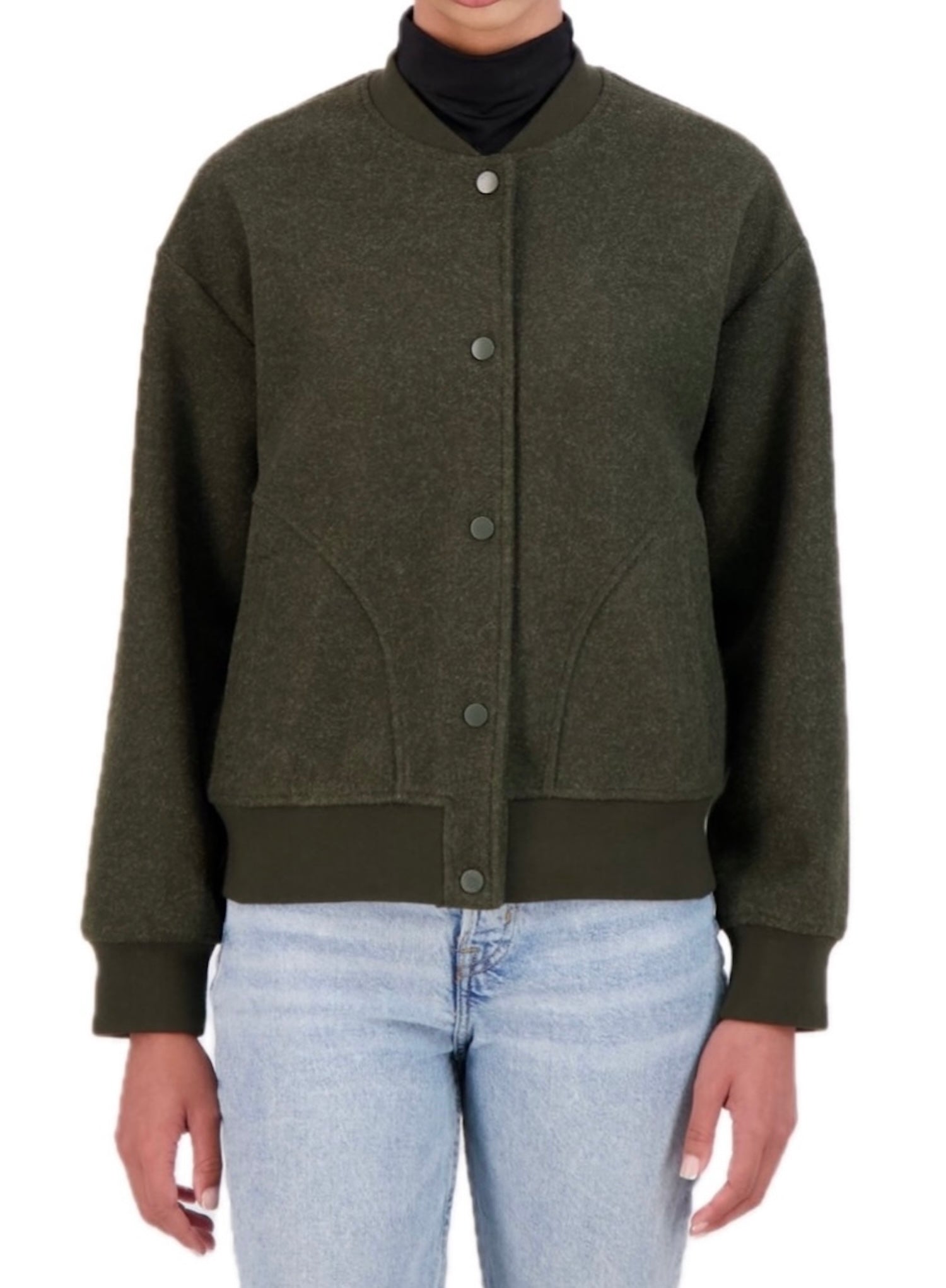 Vegan Cashmere bomber jacket