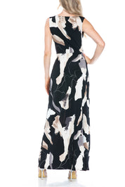 Printed Twist Front Dress