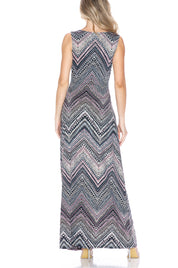 Printed Twist Front Dress