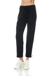 Modal Scuba Knit Jogger w/Contrast Stripe
