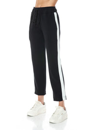 Modal Scuba Knit Jogger w/Contrast Stripe