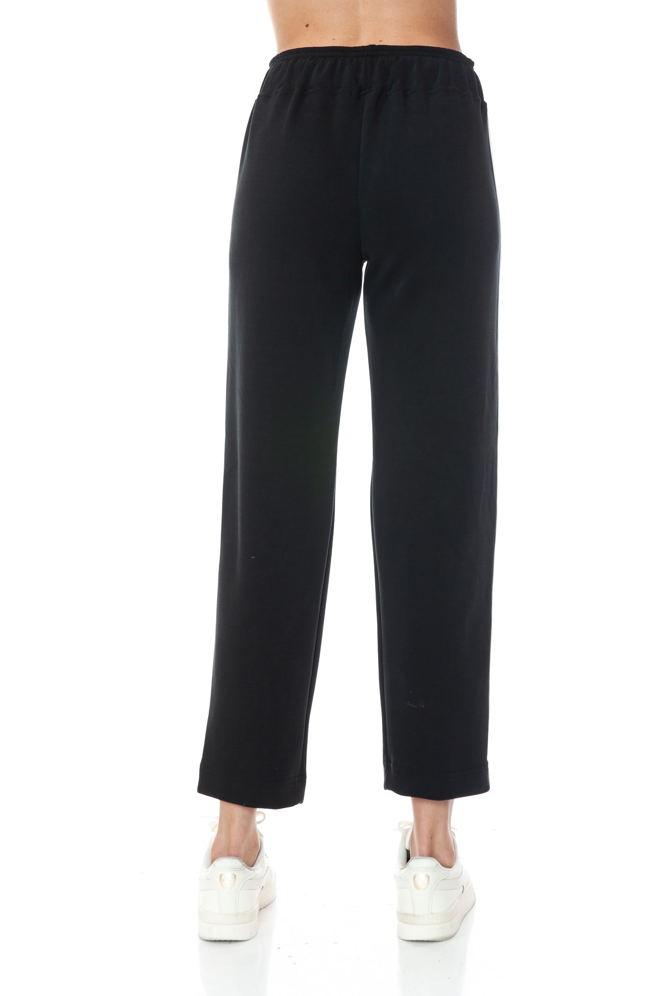 Modal Scuba Knit Jogger w/Contrast Stripe