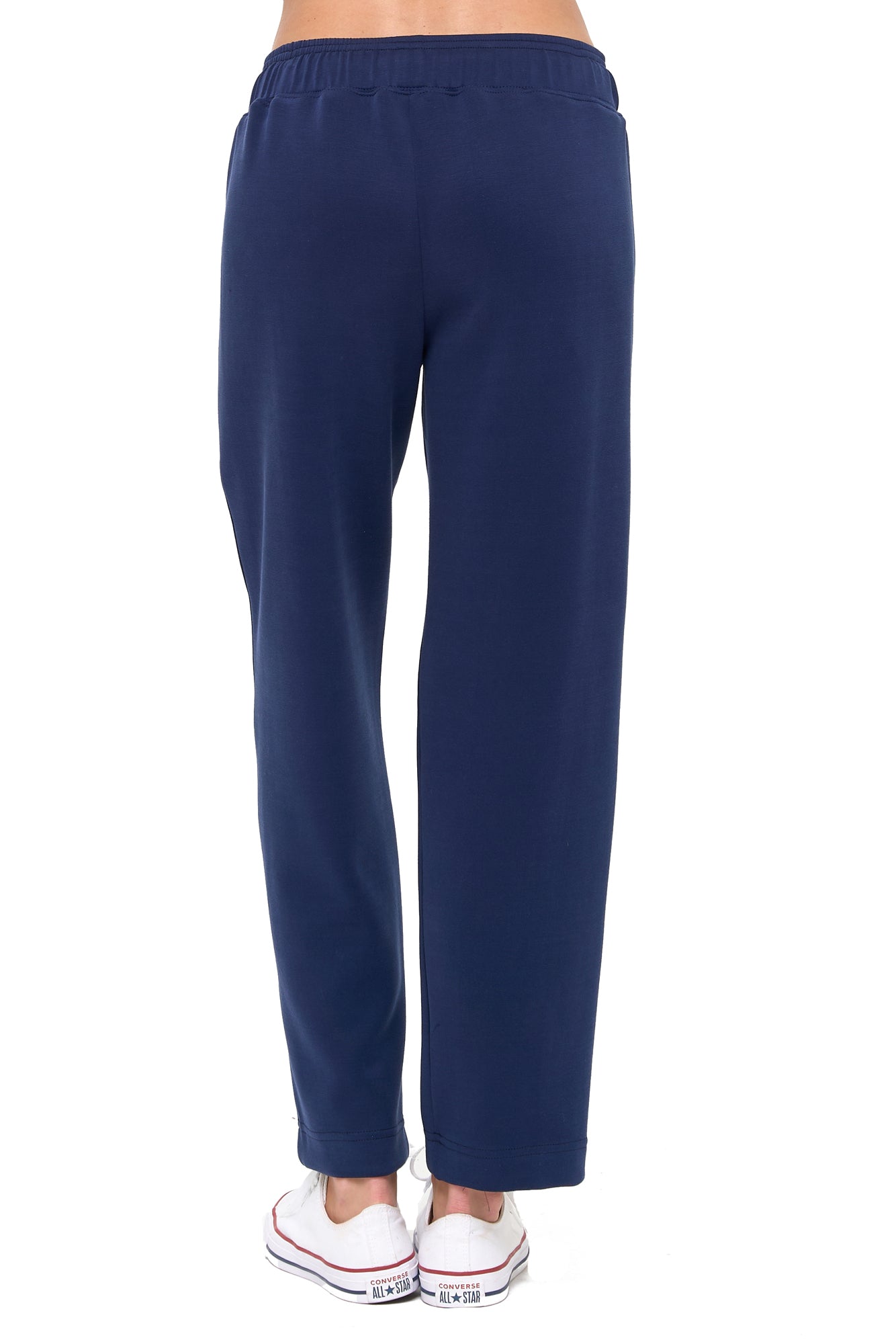 Modal Scuba Knit Jogger w/Contrast Stripe