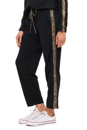 Modal Scuba Knit Jogger w/Contrast Stripe