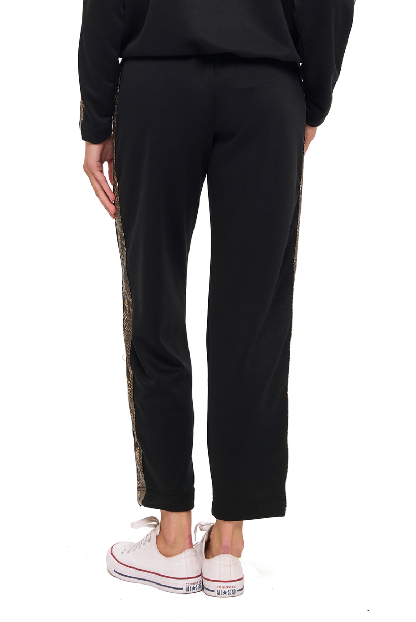 Modal Scuba Knit Jogger w/Contrast Stripe