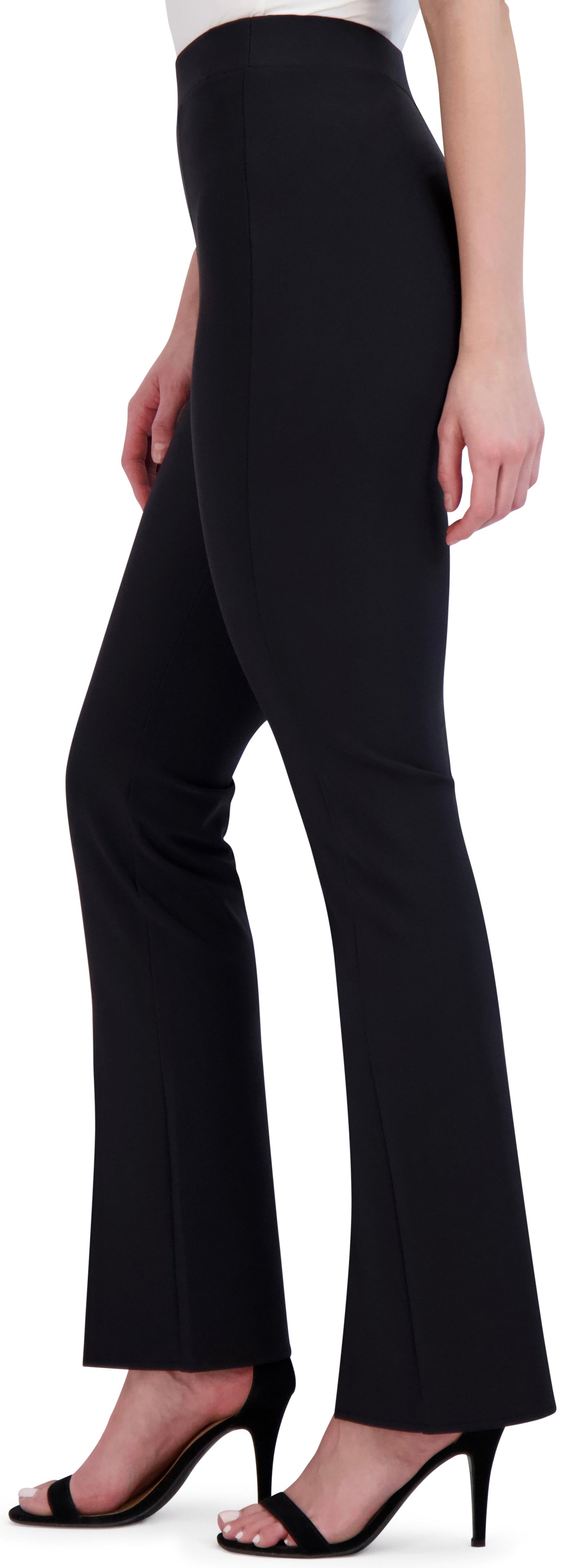 Scuba Knit High Waisted Legging with Front Vent Opening Ookie & Lala